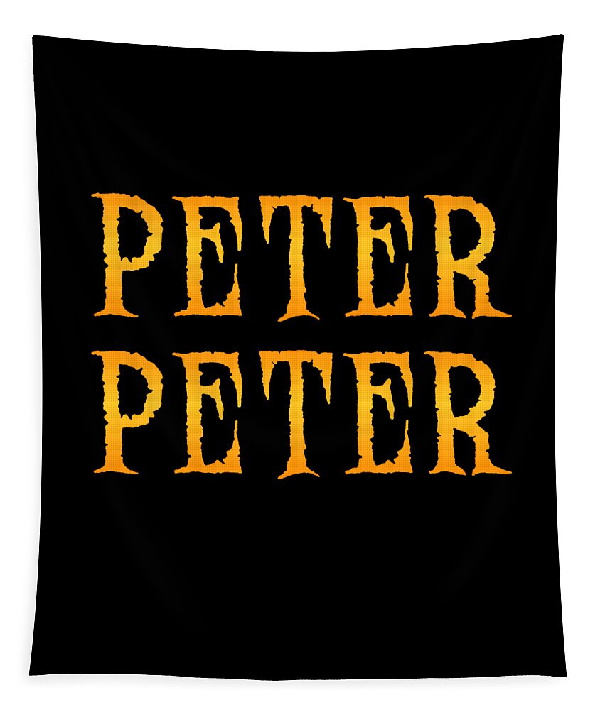 Funny Tapestry featuring the digital art Peter Peter Pumpkin Eater Costume by Flippin Sweet Gear