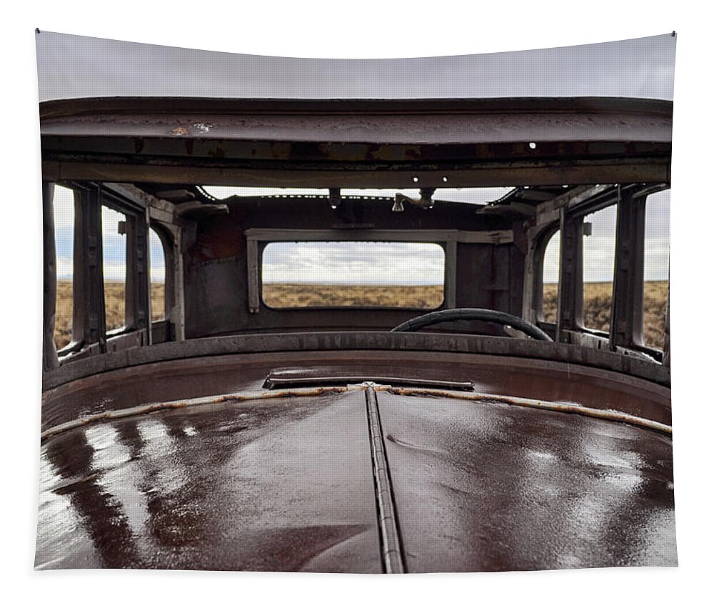 Petrified Forest National Park Tapestry featuring the photograph Petrified Forest Route 66 by Kyle Hanson