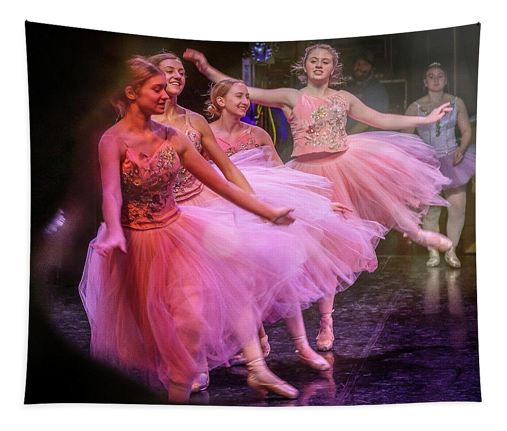 Ballerina Tapestry featuring the photograph Ping Faries by Craig J Satterlee