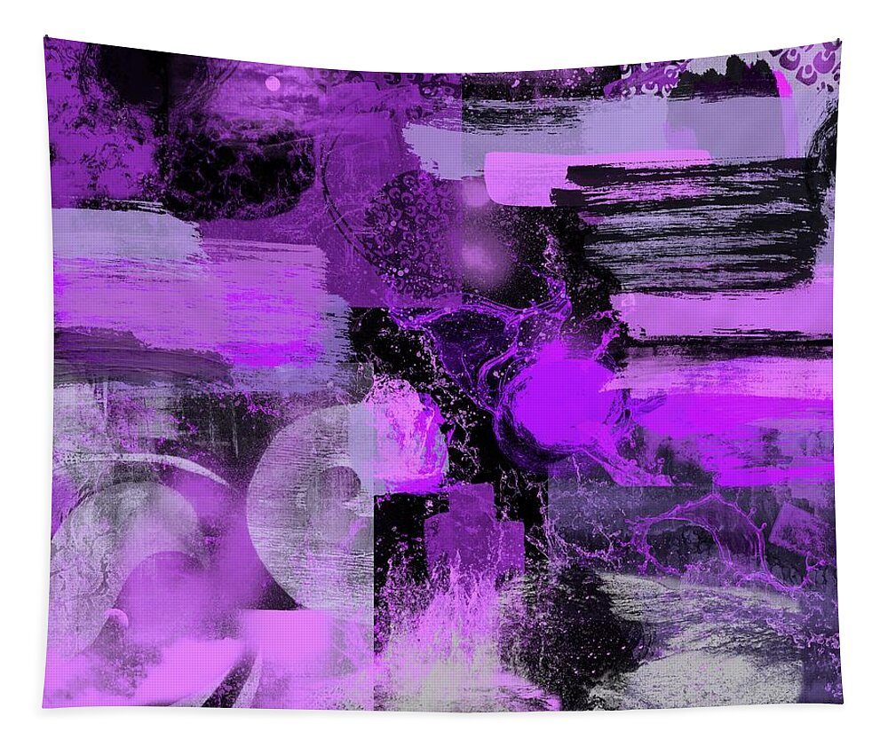 Pink Cloud Dreams Tapestry featuring the digital art Pink Cloud Dreams by Ruth Harrigan