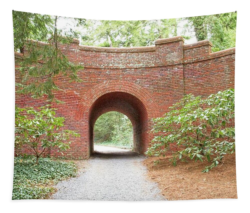 Arch Tapestry featuring the photograph Places To Go by Allen Nice-Webb