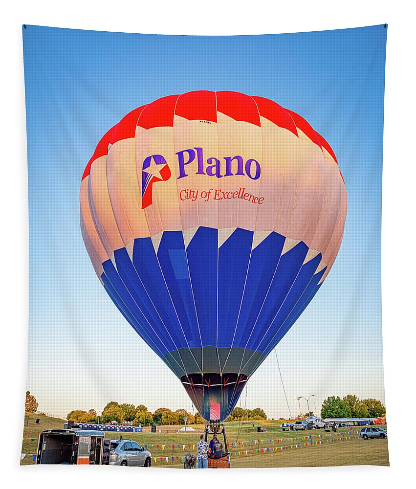 Plano Tapestry featuring the photograph Plano Balloon Fest by David Downs