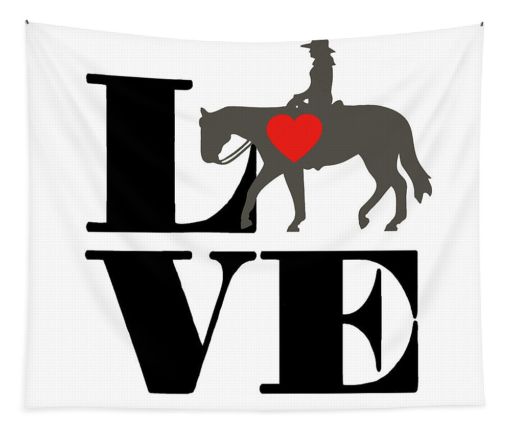 Class Tapestry featuring the photograph Pleasure Love by Dressage Design