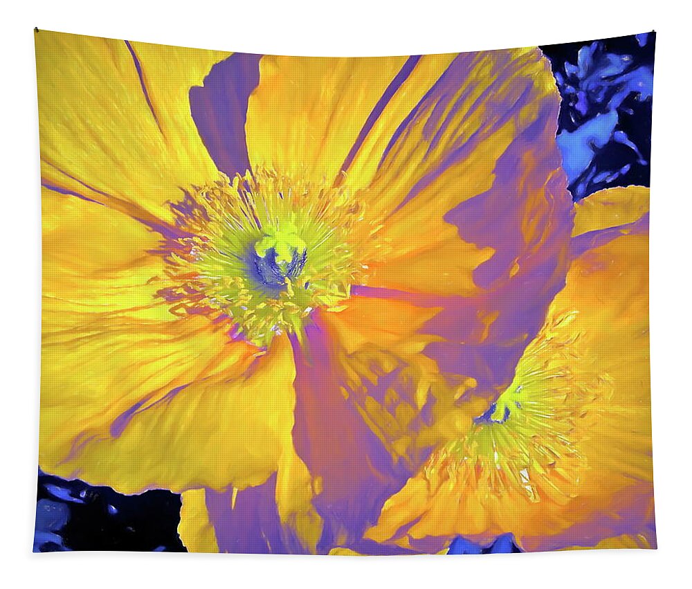 Flowers Tapestry featuring the photograph Poppy 14 by Pamela Cooper