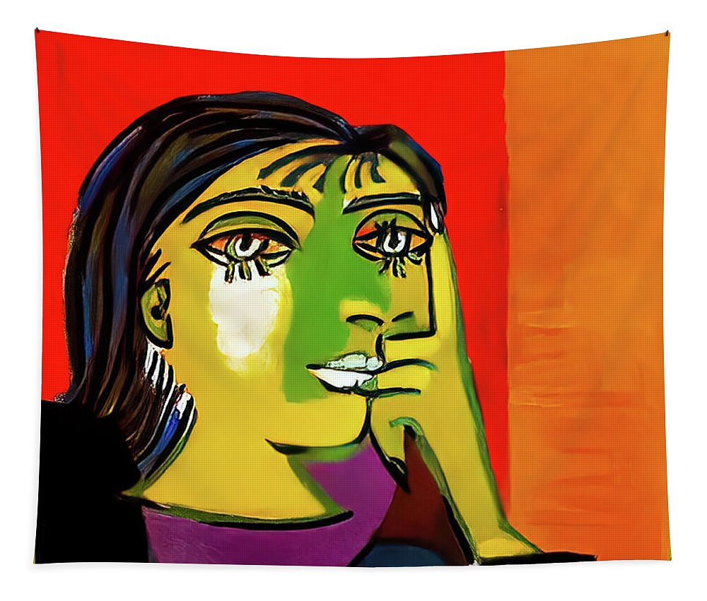 - of Dora Picasso 1937 Picasso by I Tapestry Pablo by Pixels Portrait Maar Pablo Merch