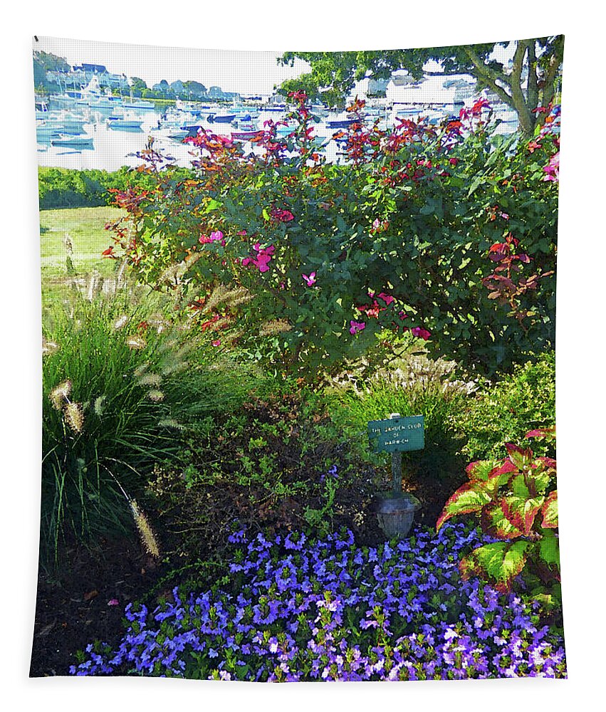 Cape Cod Tapestry featuring the photograph Pride of the Garden Club of Harwich by Sharon Williams Eng