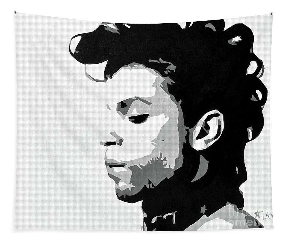 Prince Tapestry featuring the painting Prince by Ashley Lane