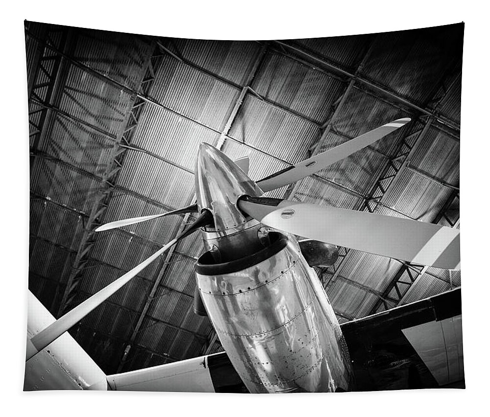Aircraft Tapestry featuring the photograph Propeller by Nigel R Bell