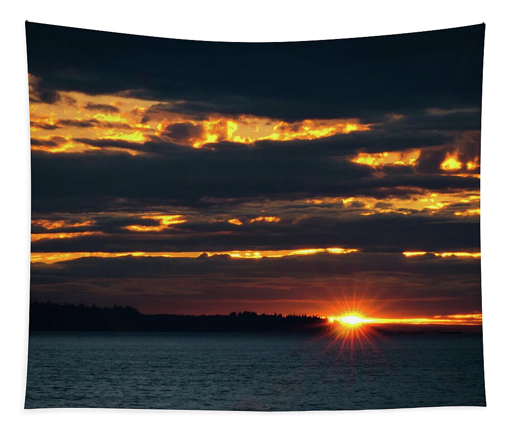 Washington Tapestry featuring the photograph Puget Sound Magical Moment by Tara Krauss