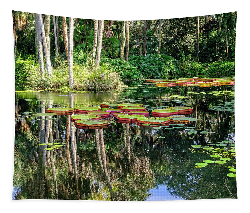 Garden Tapestry featuring the photograph Quiet Garden by Tony Locke