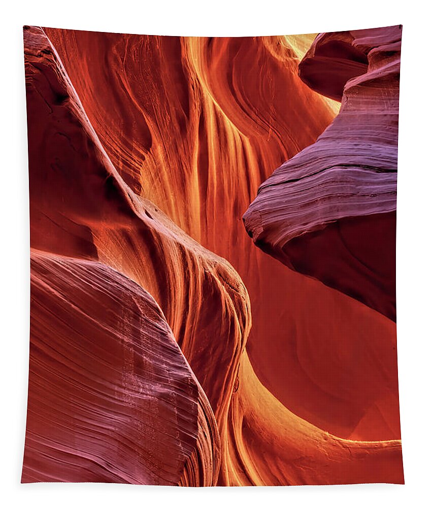 Antelope Canyon Tapestry featuring the photograph Radiance by Dan McGeorge