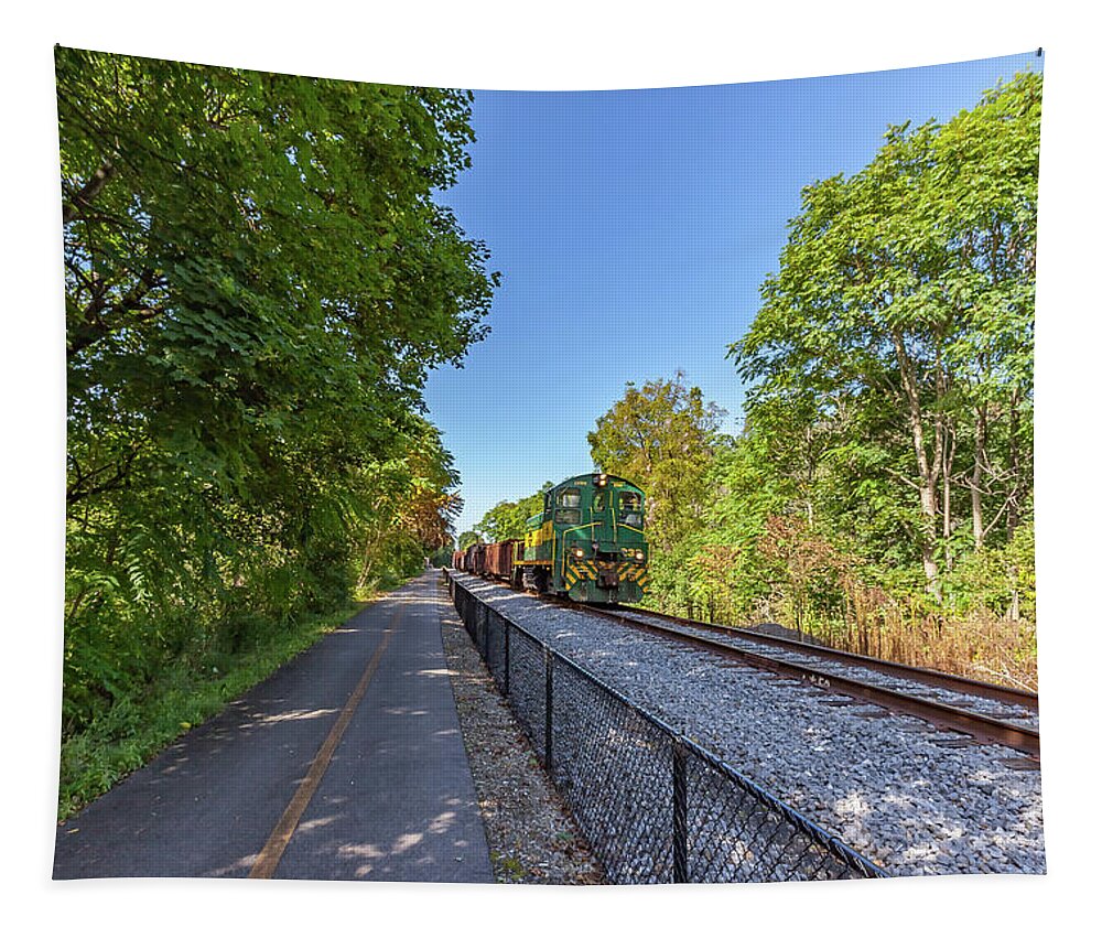 Appalachian Tapestry featuring the photograph Rail bike trail by Chris Spencer