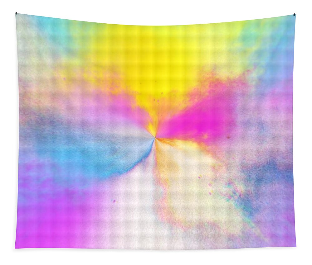 Digital Tapestry featuring the digital art Rainbow by Auranatura Art