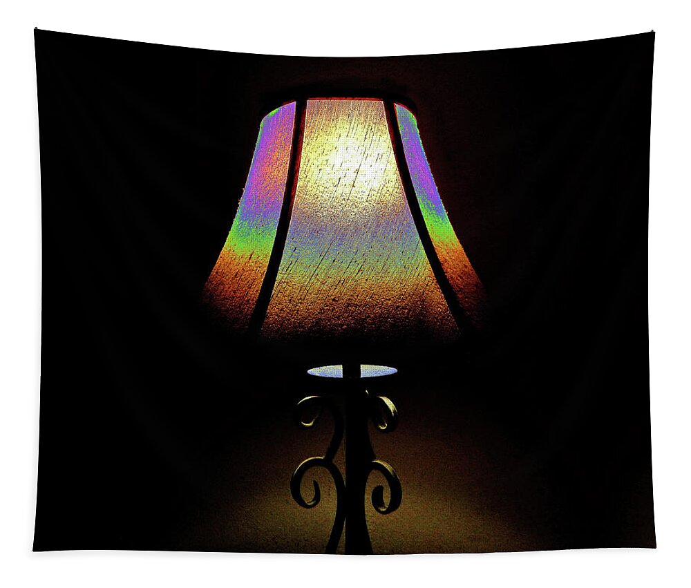 Light Tapestry featuring the photograph Rainbow Lamp by Andrew Lawrence