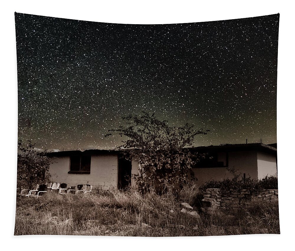 Movies Tapestry featuring the digital art Ranger Drive-In Ranger, Texas by Rene Vasquez