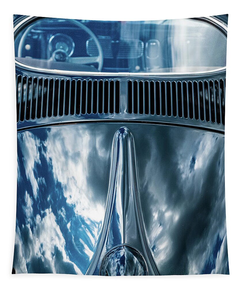 Volkswagen Beetle Tapestry featuring the photograph Reflection of the Bug by Scott Wyatt