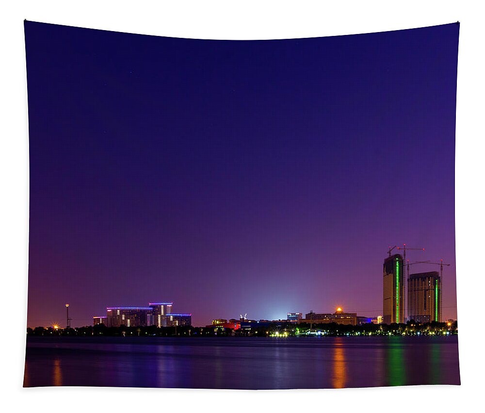 Dubai Tapestry featuring the photograph Reflections of Dubai by SR Green