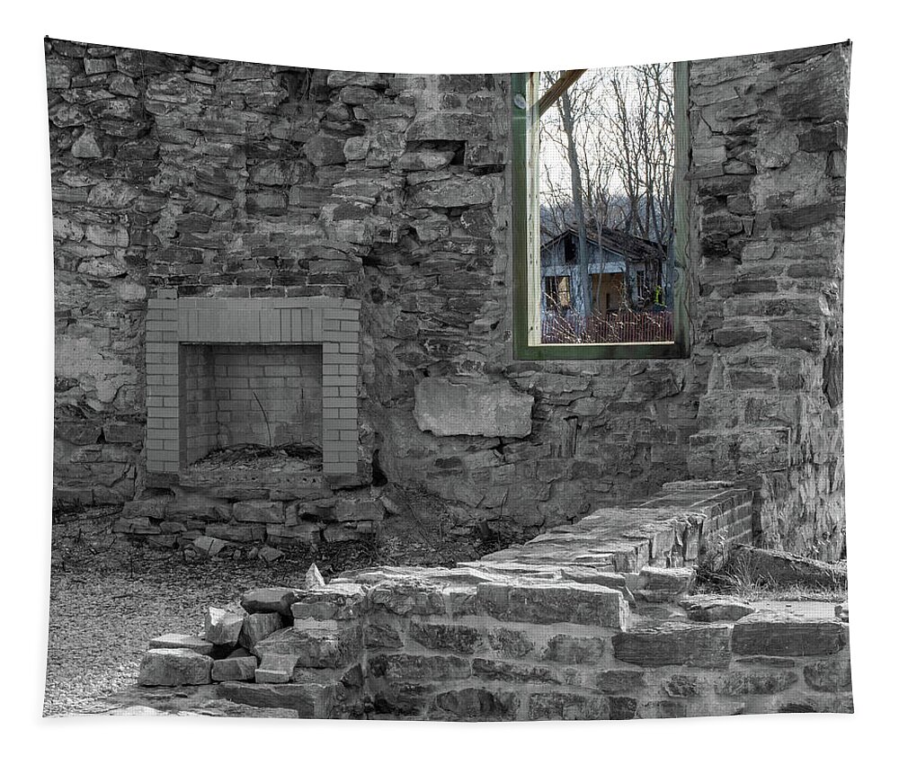 Antique Tapestry featuring the photograph Reminisce by Brian Shoemaker