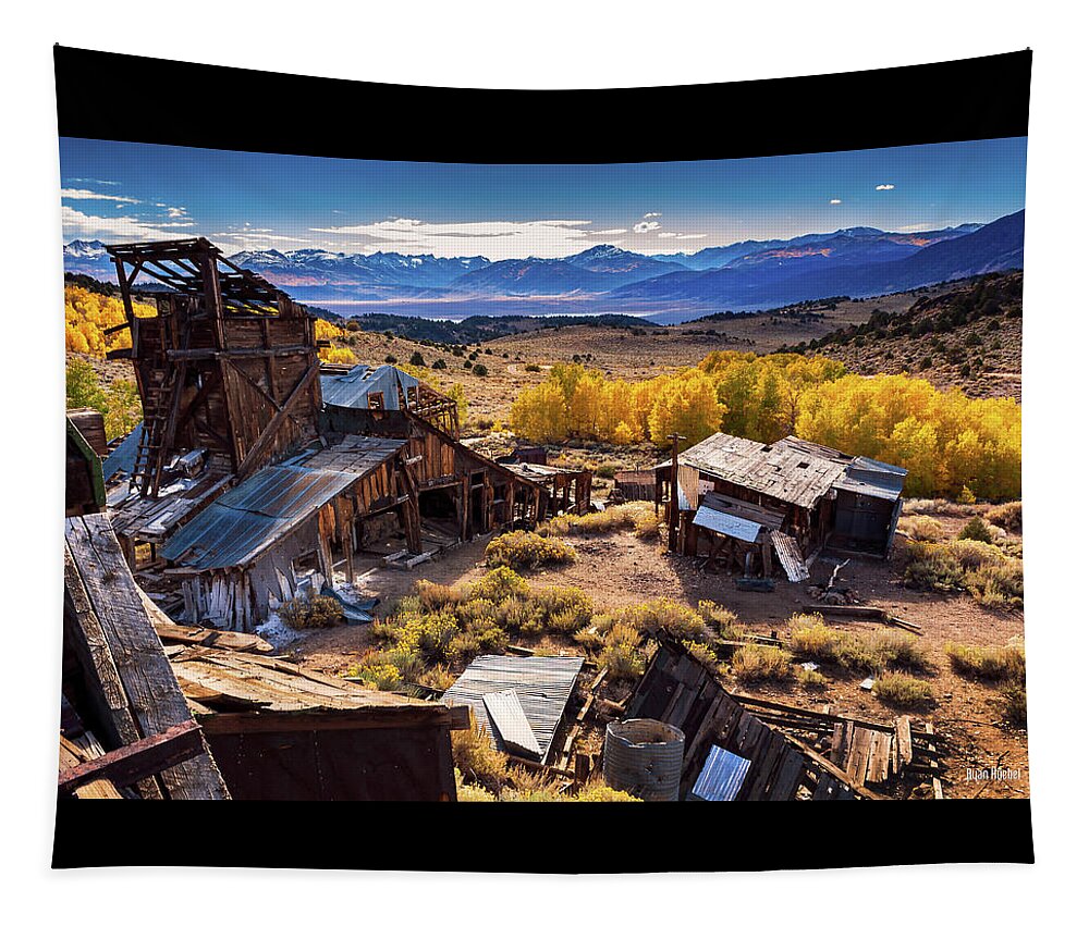Ghost Town Tapestry featuring the photograph Remnants of the Past by Ryan Huebel