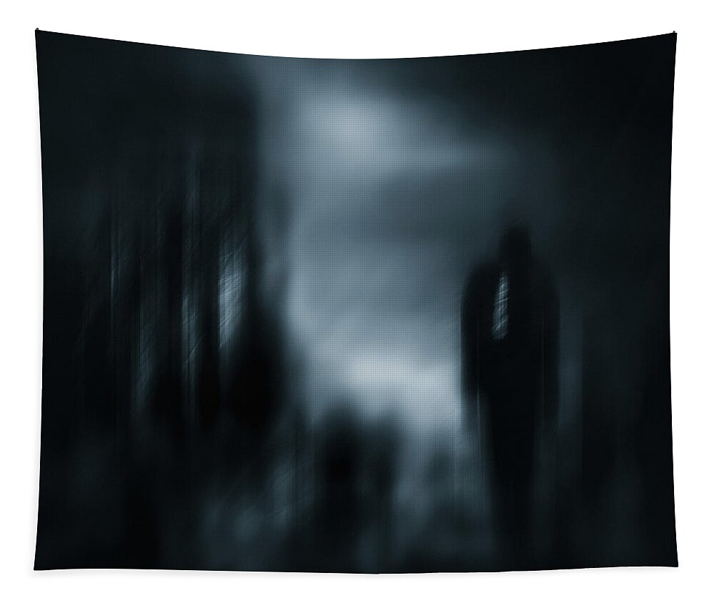 Monochrome Tapestry featuring the photograph Return to the Light by Grant Galbraith