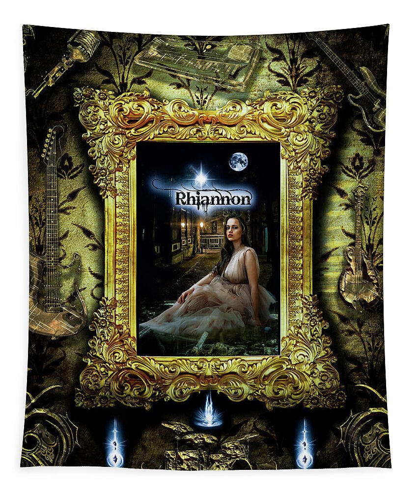 Fleetwood Mac Tapestry featuring the digital art Rhiannon by Michael Damiani