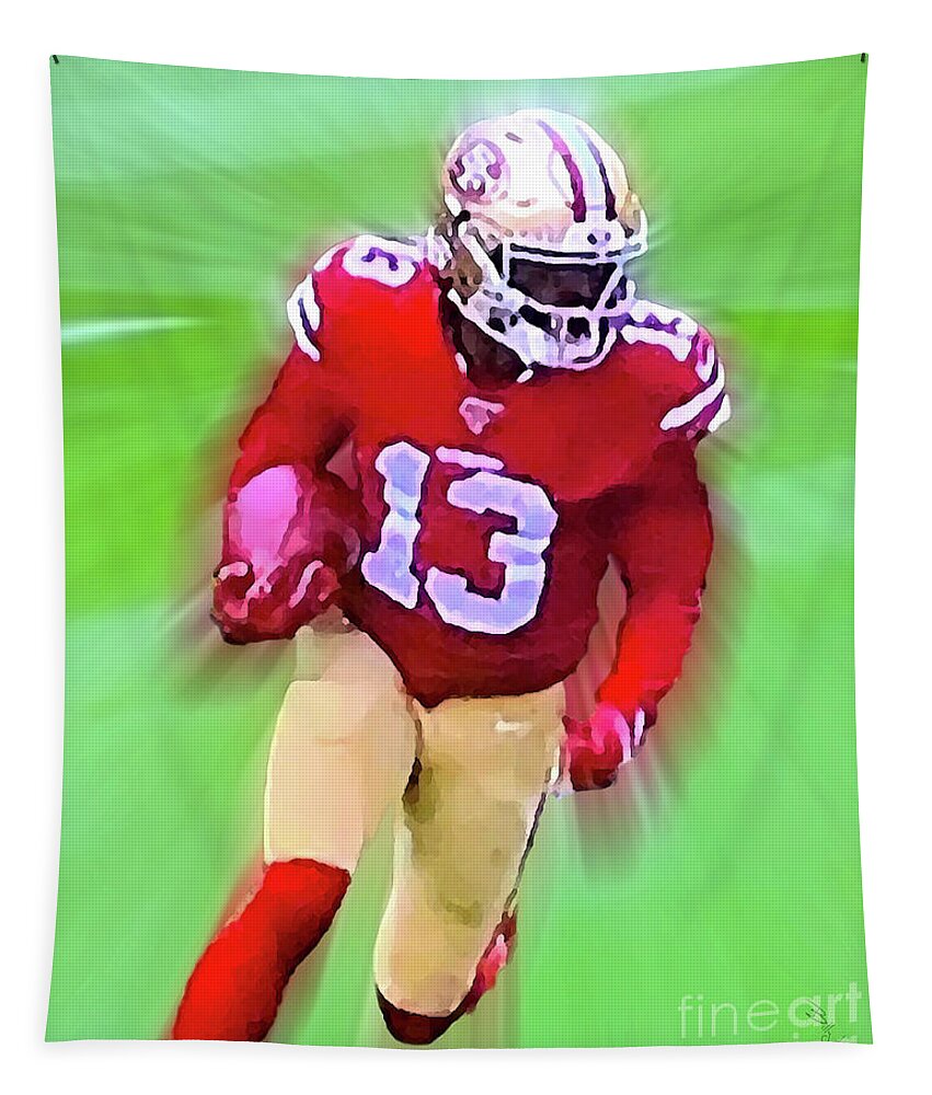 49ers Tapestry featuring the photograph Richie James by Billy Knight