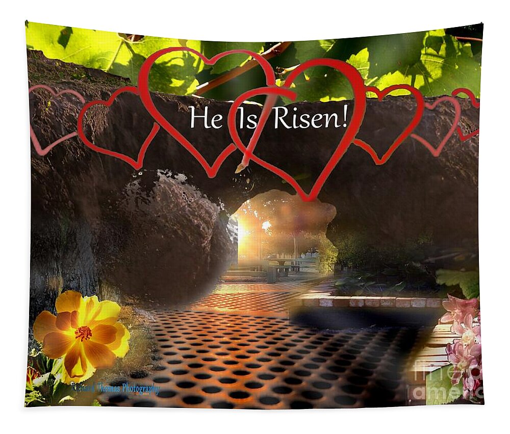 Digital Photo Art. Thematic Tapestry featuring the photograph Risen From the Dead by Richard Thomas