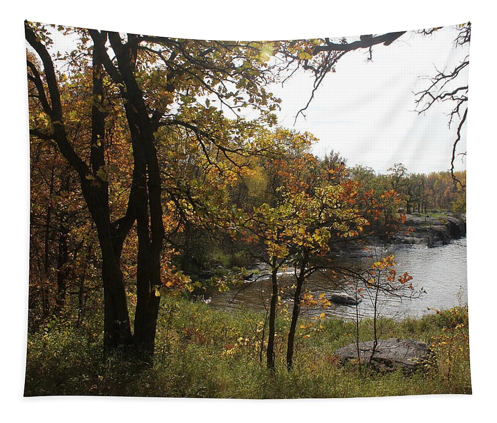 River Tapestry featuring the photograph River Run by Ruth Kamenev