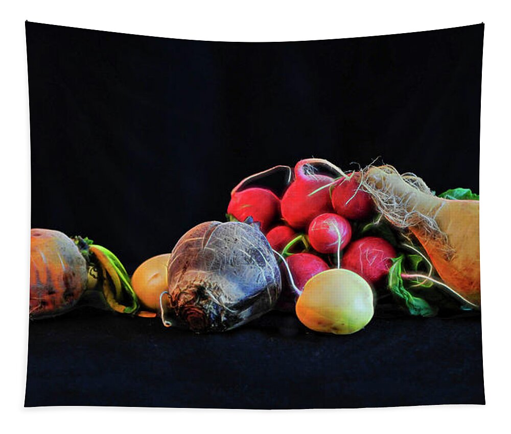 Vegetables Tapestry featuring the photograph Root Vegetables by Cordia Murphy