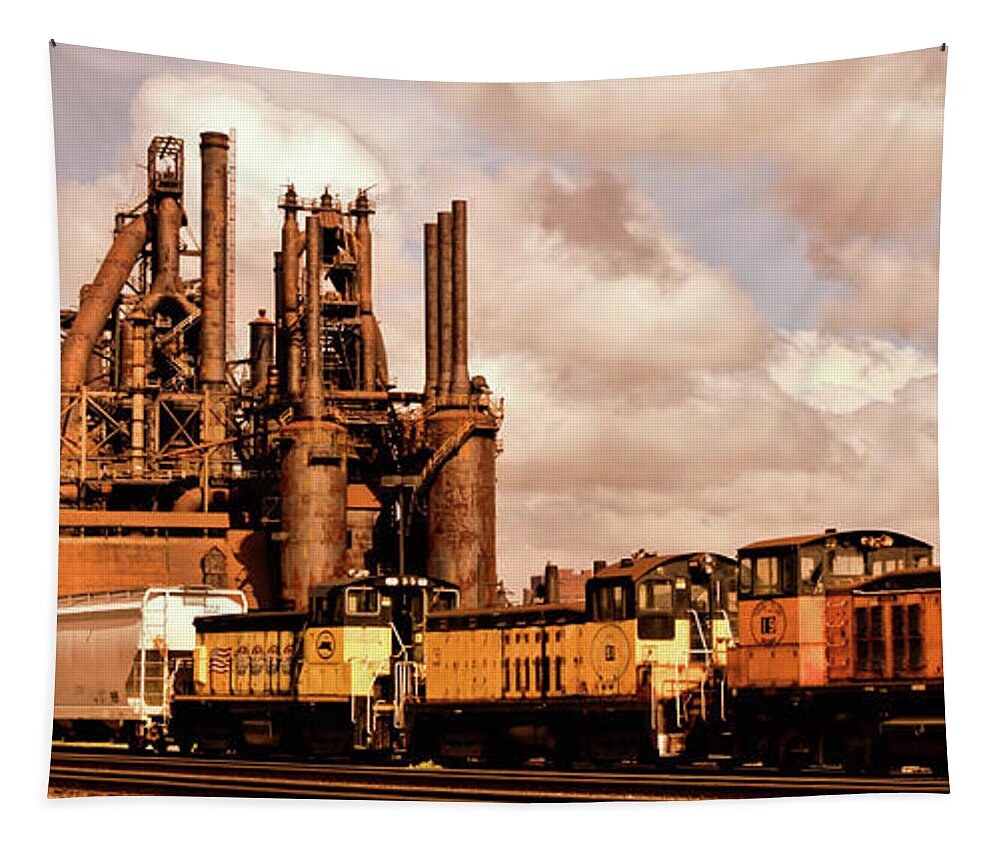 Bethlehem Steel Tapestry featuring the photograph Rust In Peace by DJ Florek