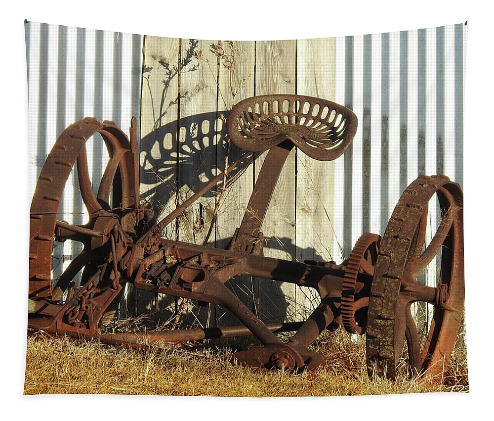 Rust Tapestry featuring the photograph Rusty Shadows by Rod Seel