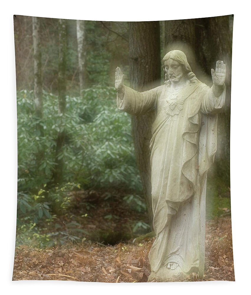 Catholic Tapestry featuring the photograph Sacred Heart by Melissa Southern