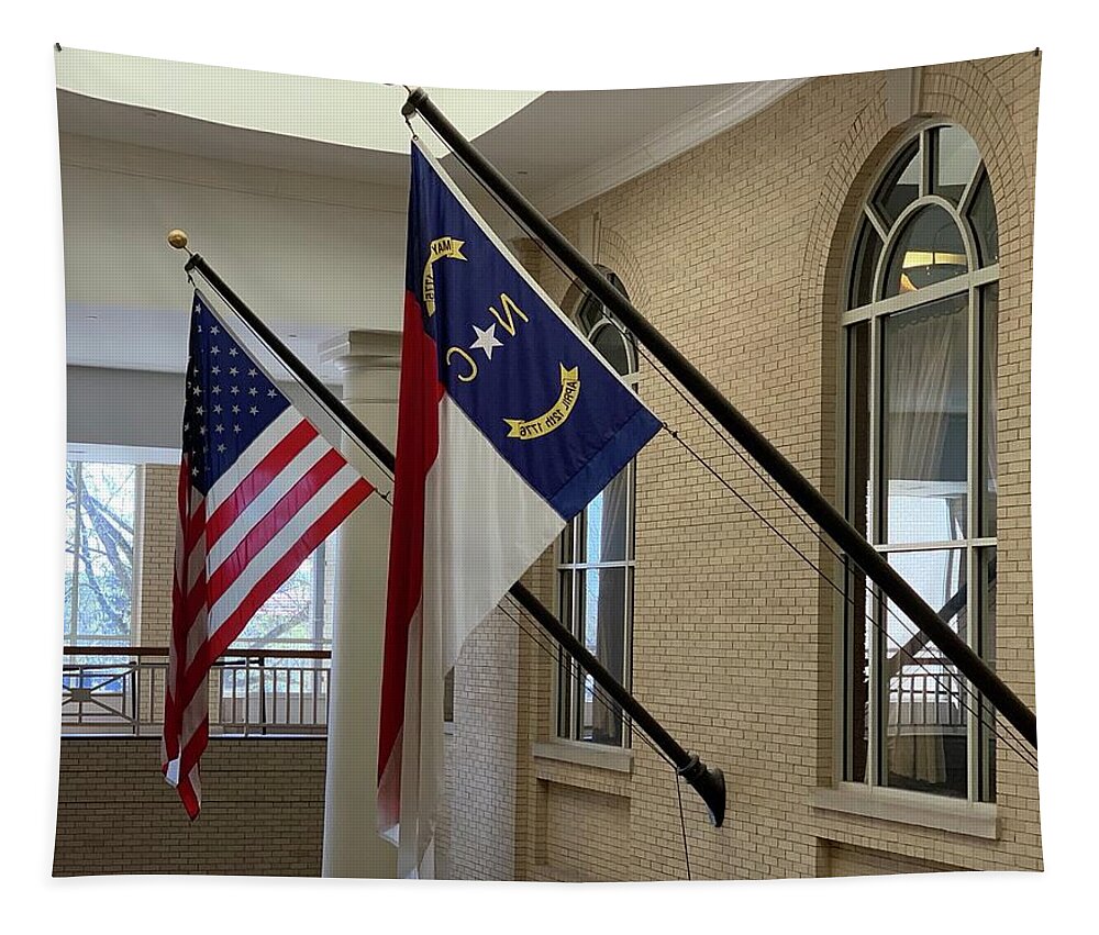 Flag Tapestry featuring the photograph Salute by Lee Darnell