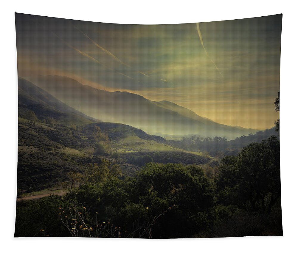 Landscape Tapestry featuring the photograph Cuesta Grade by Lars Mikkelsen