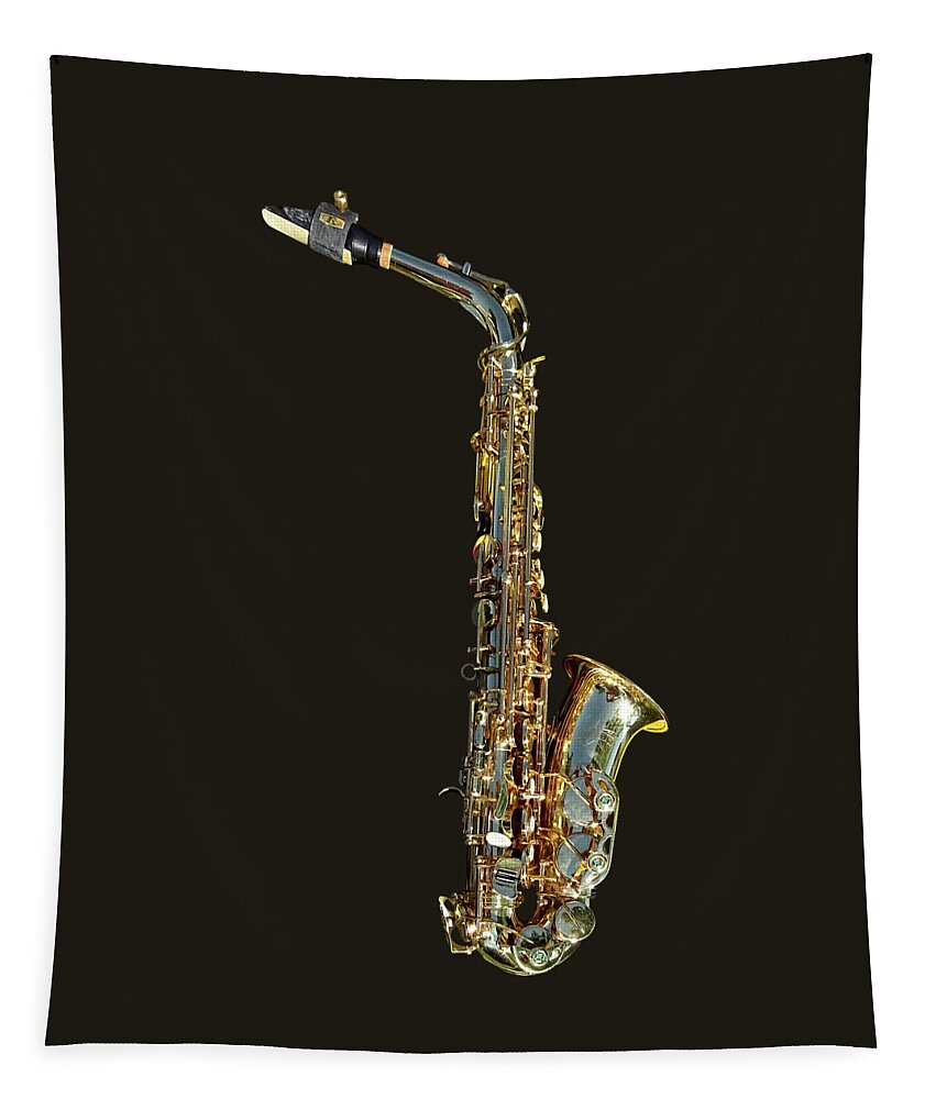Saxophone Tapestry featuring the photograph Saxophone by Susan Savad
