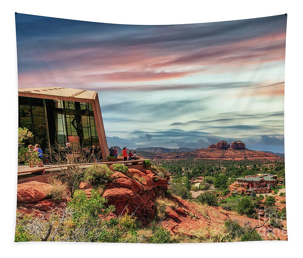 Arizona Tapestry featuring the photograph Scenic Sedona by Lev Kaytsner