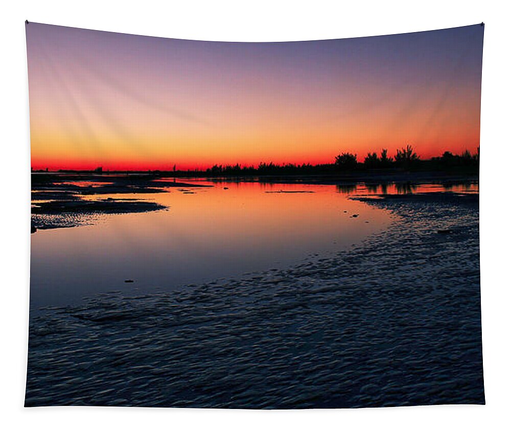 Sunset Tapestry featuring the photograph Search For Serenity by Montez Kerr