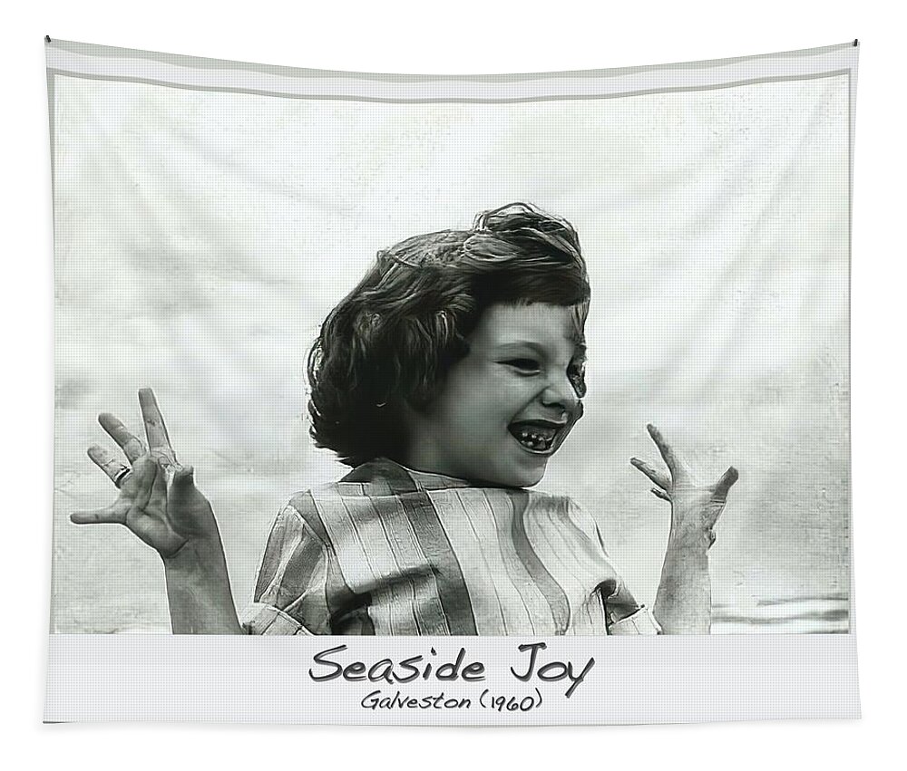 Joy Tapestry featuring the photograph Seaside Joy by Judy Kennedy