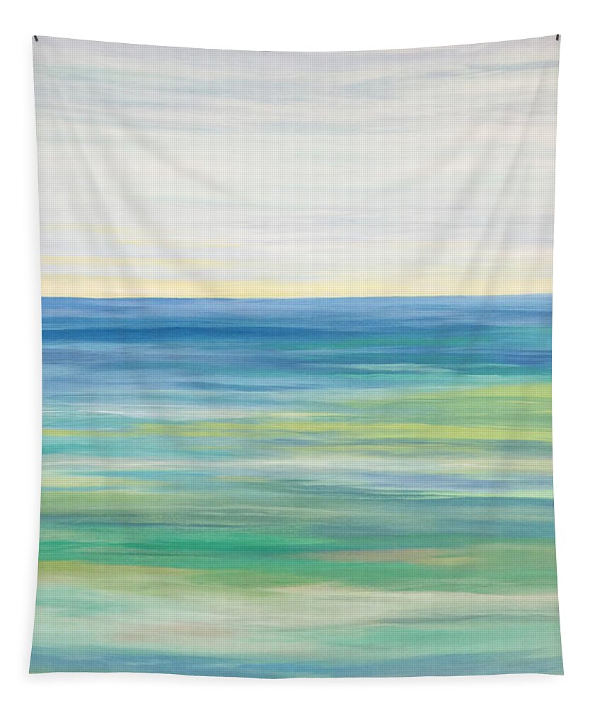  Tapestry featuring the digital art Seaside Wonder by Linda Bailey