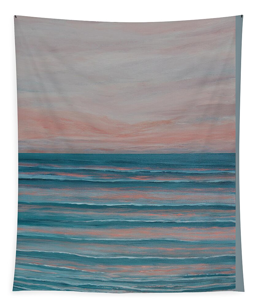 Ocean Tapestry featuring the painting Serene by Linda Bailey