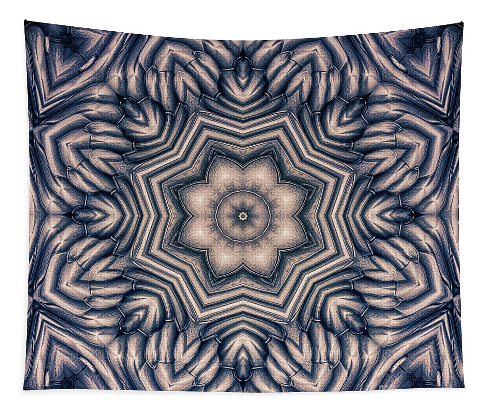Floral Tapestry featuring the digital art Shape of a Flower by Phil Perkins