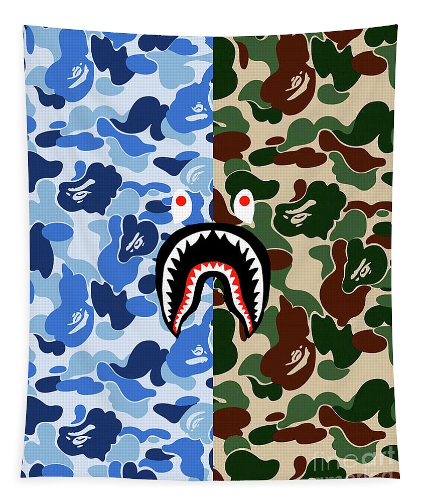 bape shark Canvas Print for Sale by hadirsalim