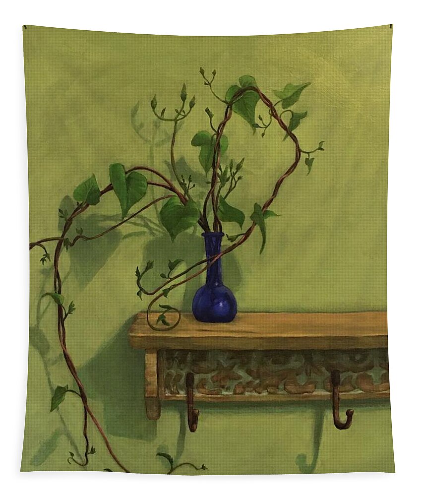 Vine Tapestry featuring the digital art Shelf by Don Morgan