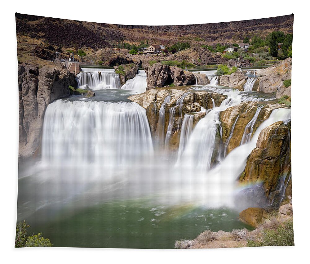 Shoshone Falls Tapestry featuring the photograph Shoshone Falls by Gary Geddes