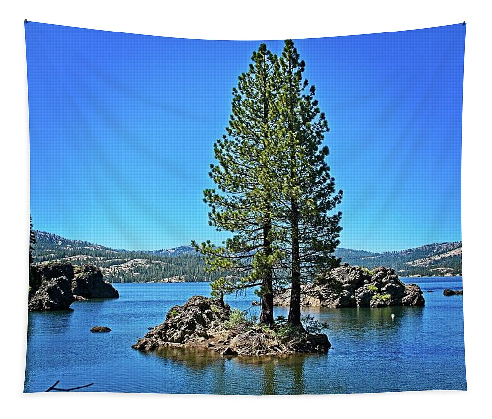Lake Tapestry featuring the photograph Silver Lake Cove by David Desautel