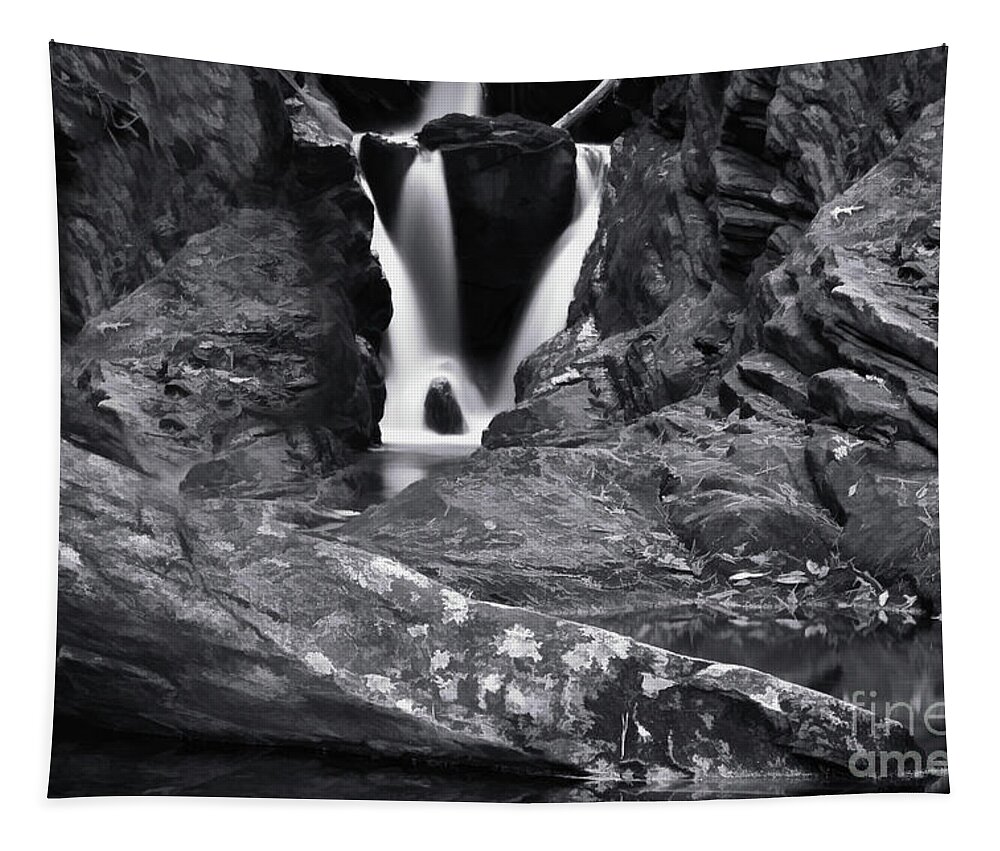 Duggers Creek Falls Tapestry featuring the photograph Simple Duggers Creek Falls by Amy Dundon