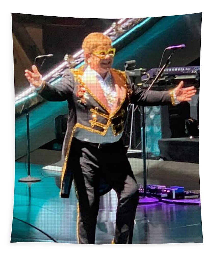 Elton Tapestry featuring the photograph Sir Elton by Lee Darnell
