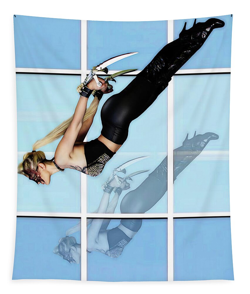 Skydriver Tapestry featuring the photograph SkyDiver by Jon Volden