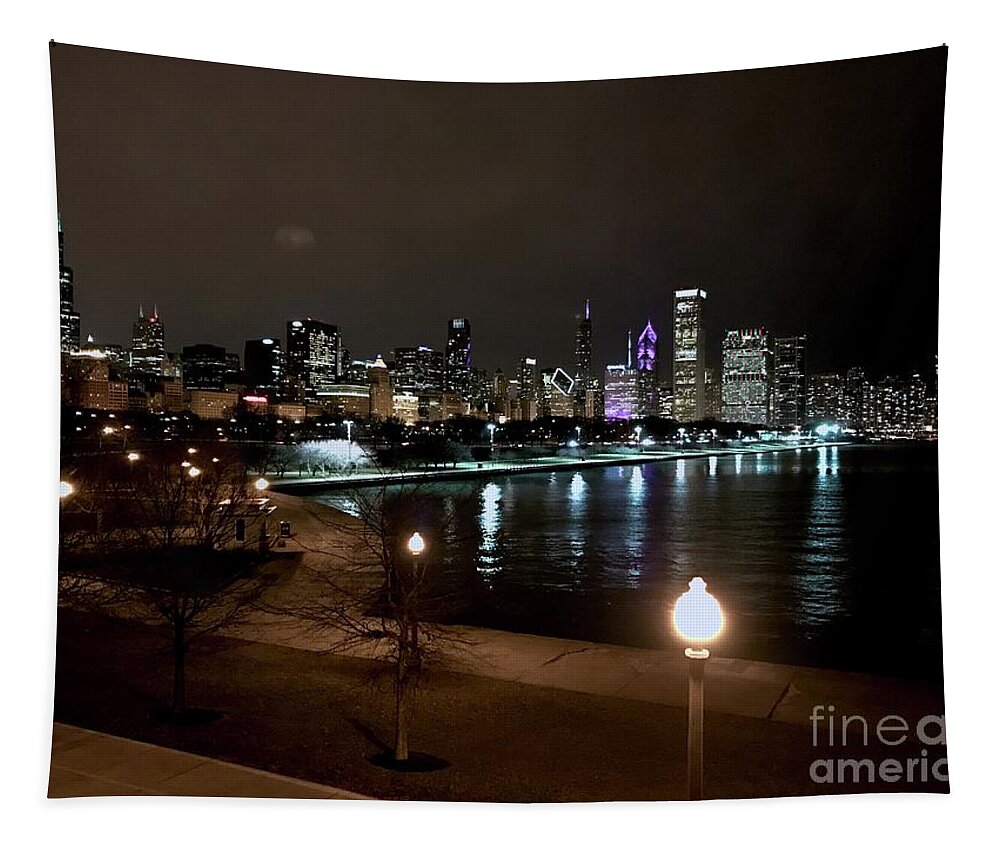  Tapestry featuring the photograph Skyline by Dennis Richardson