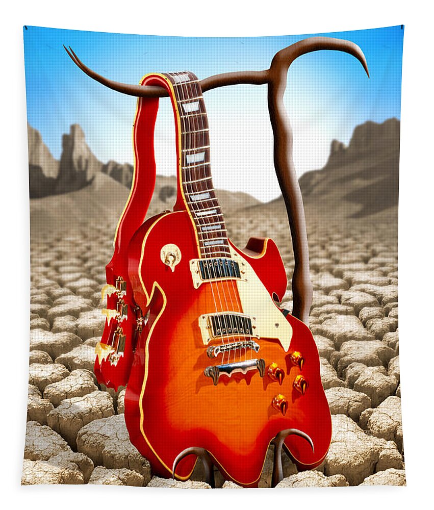 Rock And Roll Tapestry featuring the photograph Soft Guitar by Mike McGlothlen